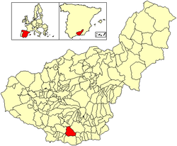LocationVélez de Benaudalla